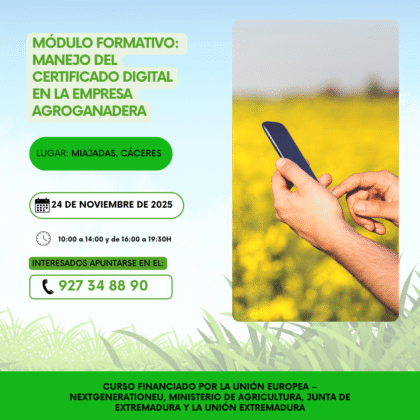 Manejo del Certificado Digital en la empresa agroganadera MIAJADAS