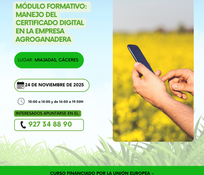 Manejo del Certificado Digital en la empresa agroganadera MIAJADAS