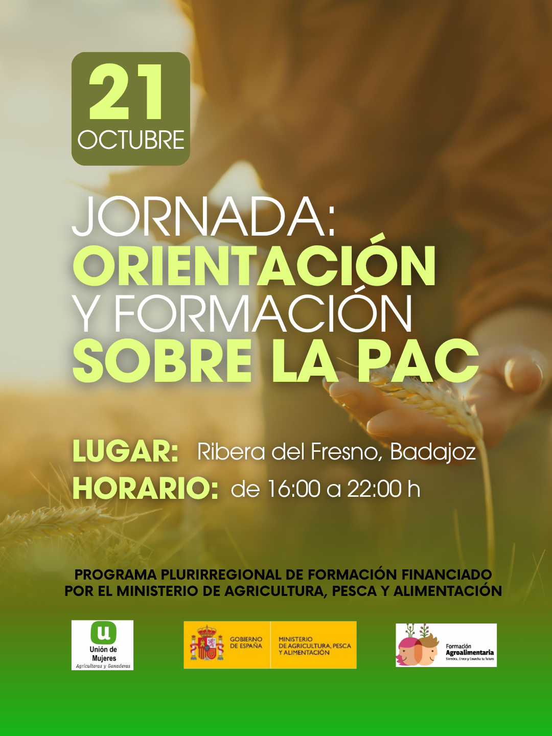 CURSOS LA UNION ORIENTAZION Y FORMACIONLA PAC formato instagram Post de Instagram 34 2